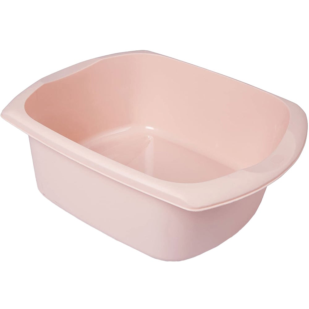 Addis Blush Rectangular Large Washing Up Bowl Image