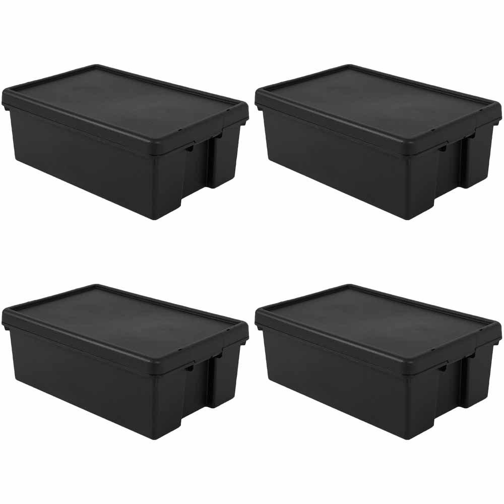 Wham 36L Recycled Storage Box Set of 4 Image 1