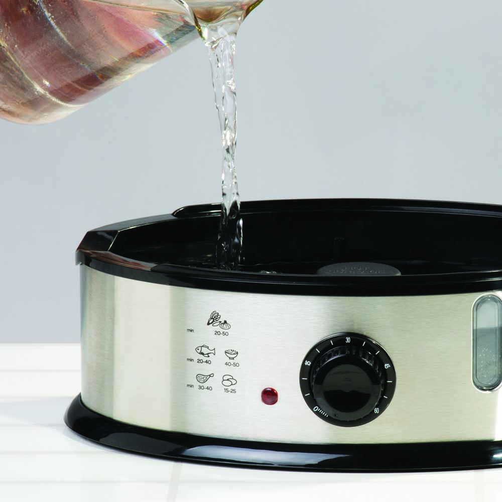 Wilko 3 Tier Stainless Steel 9L Food Steamer Wilko