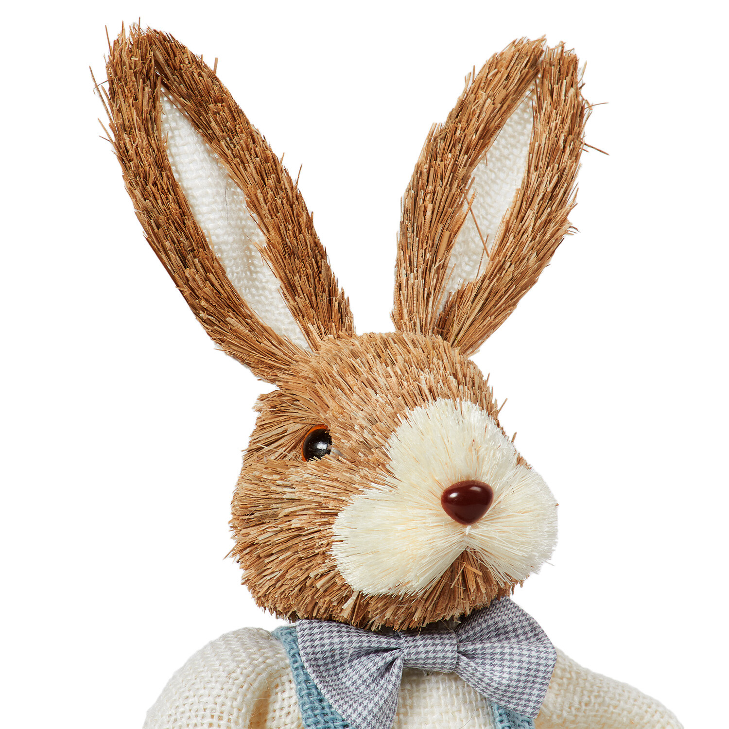 Single Brown Wicker Easter Bunny Decoration in Assorted styles Image 6