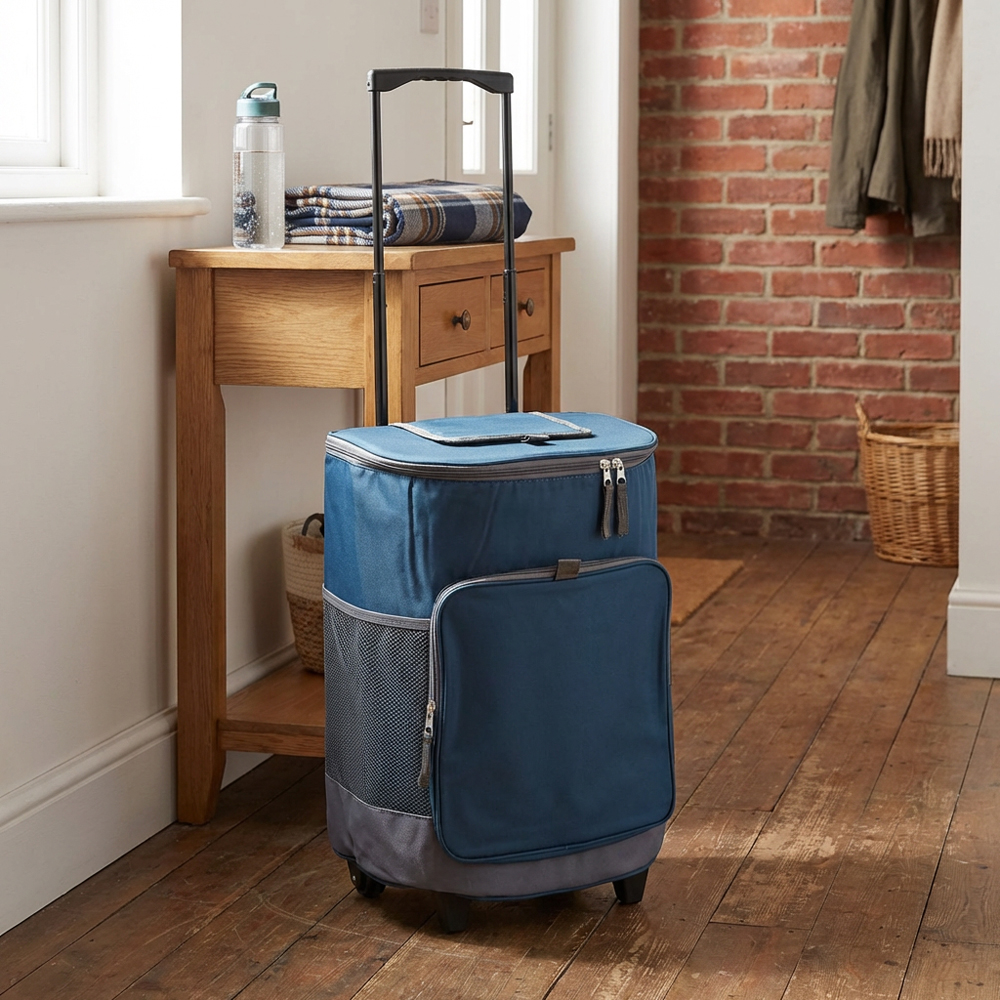 Cooler Bag Trolley Blue Image 8