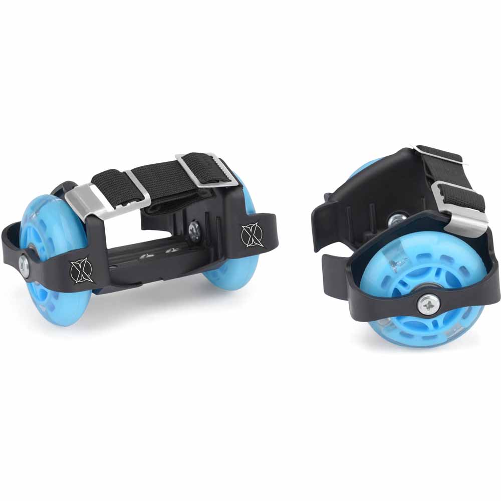 Xootz Roller Wheels - LED Lights Black and Blue Image 2
