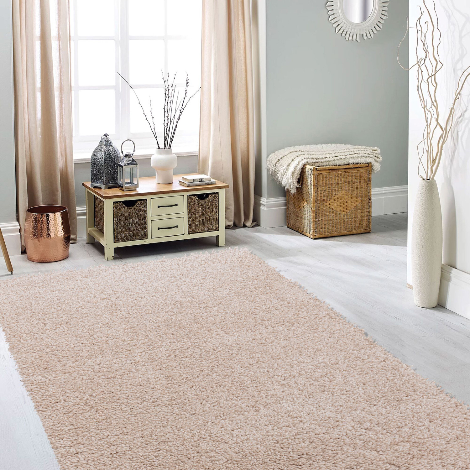 Kingston Textured Rug  - Champagne / 230cm Image 2