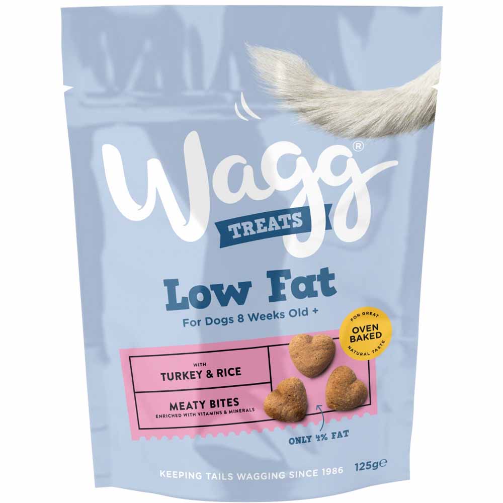 Wagg Low Fat Dog Treats 125g Dog Food  - wilko