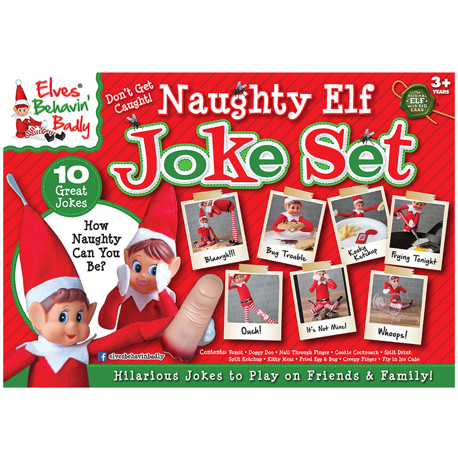 Elves Behavin' Badly Naughty Elf Joke Set Image