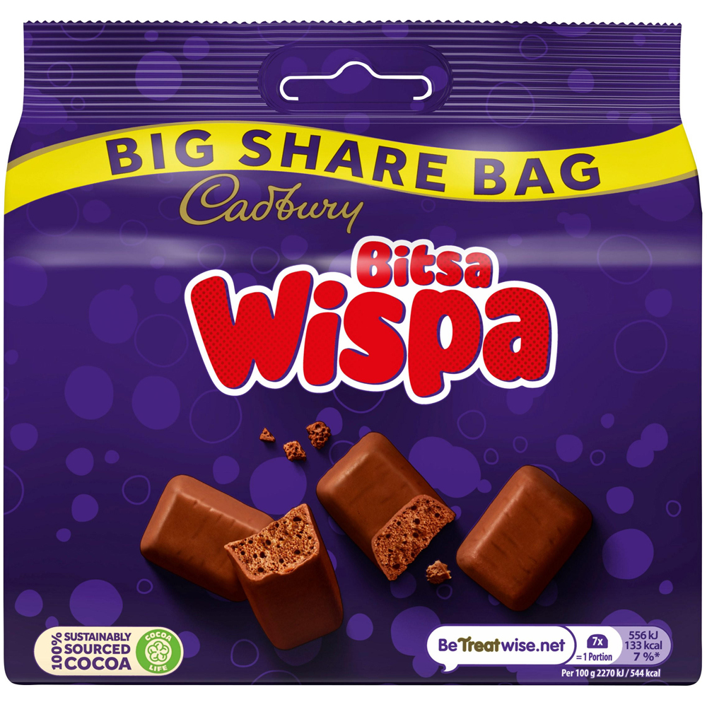 Cadbury Bitsa Wispa 185.5g Image