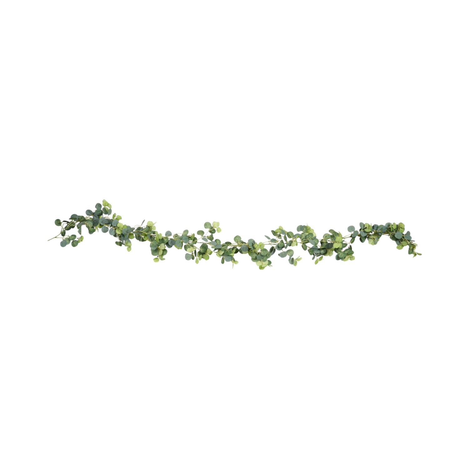 Faux Eucalyptus Garland Green Image 2