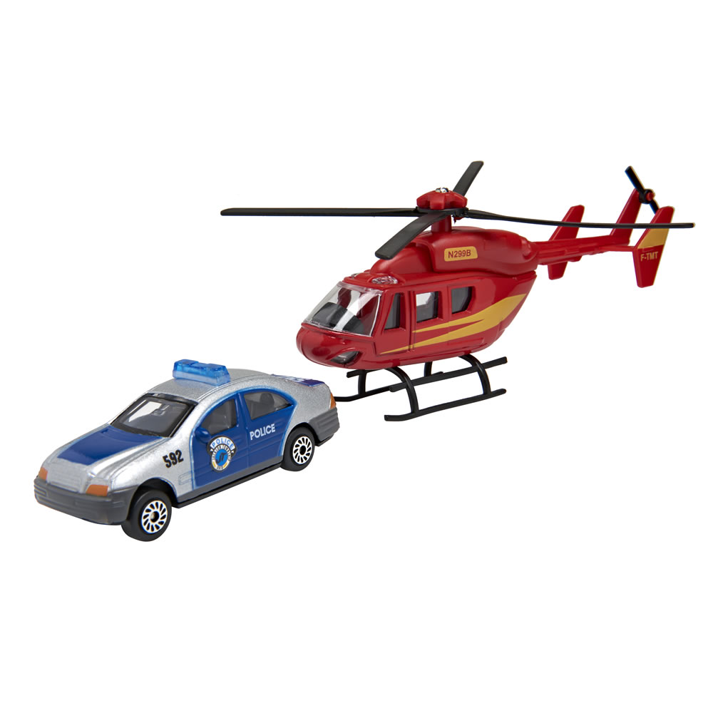 Wilko Roadsters Rescue Response Toy Vehicle Set Image 1