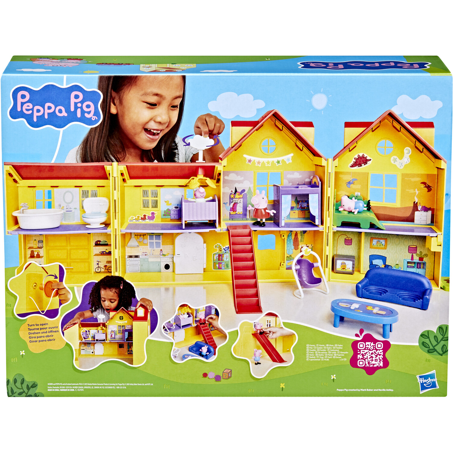 Peppa Pig Big Family House Yellow Image 13