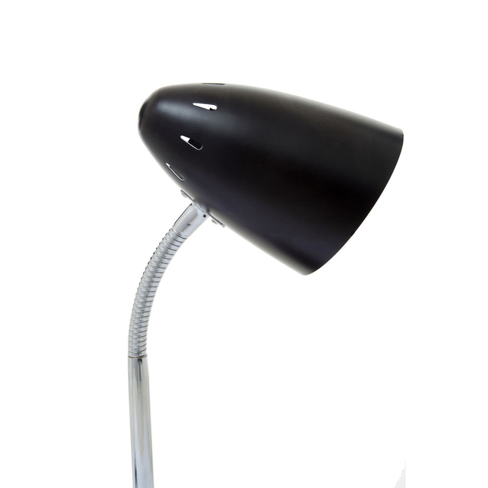 Premier Housewares Flexi Matte Black Desk Lamp Image 4