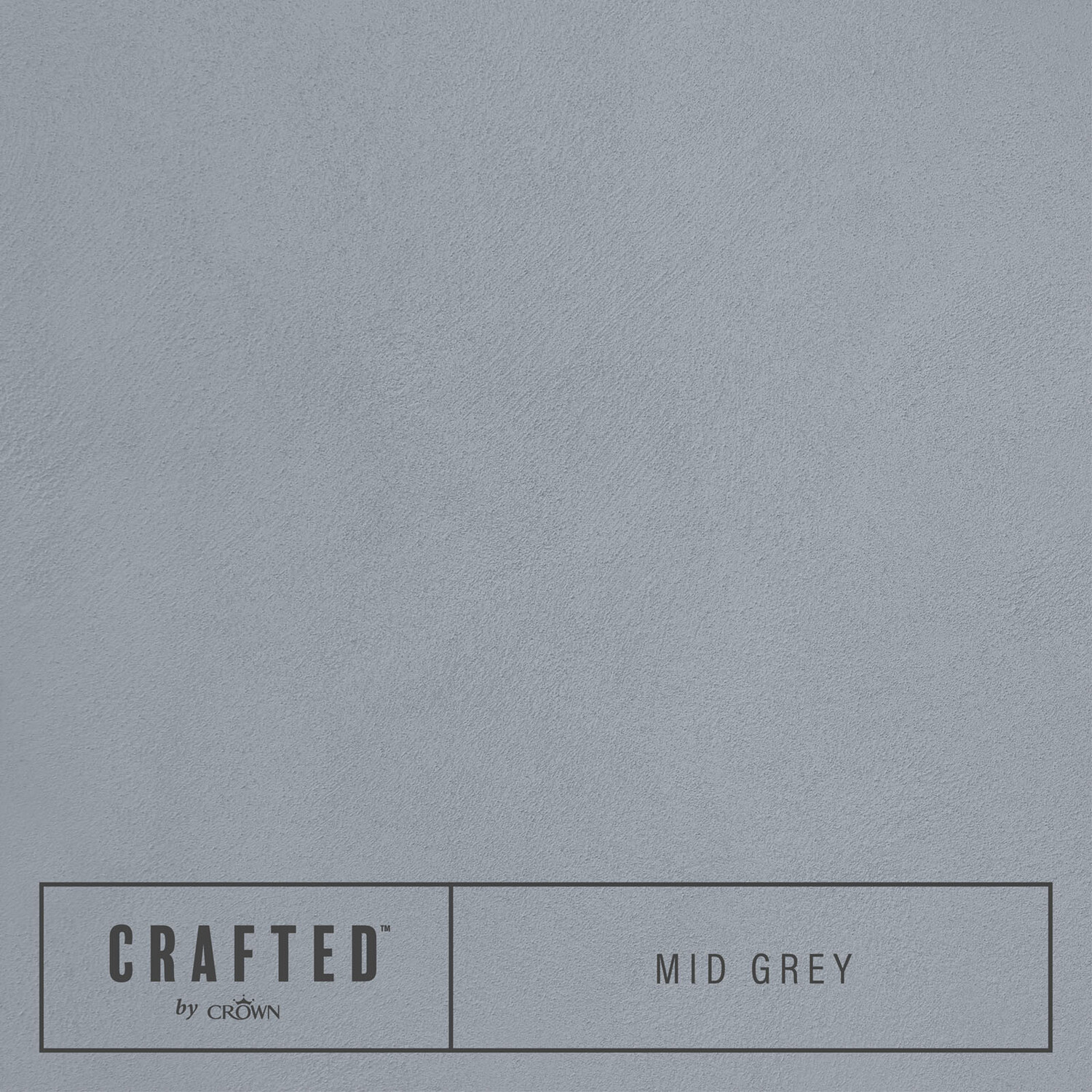 Crown Crafted Walls Mid Grey Suede Textured Finish Paint 2.5L Image 4