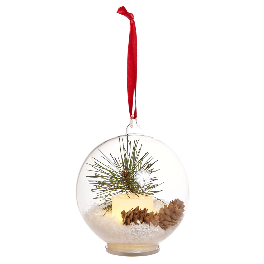 Wilko Alpine Home LED Encapsulated Candle Christmas Tree Decoration Image 2