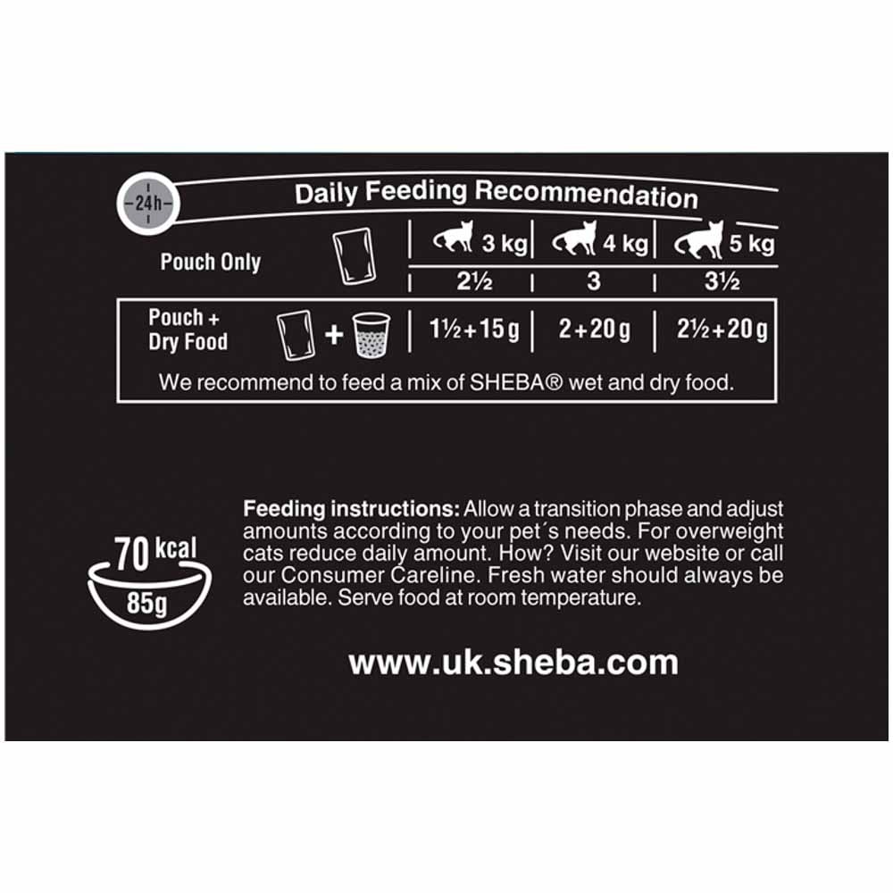 Sheba Select Slices Fish in Gravy Cat Food Pouches 85g Case of 4 x 12 Pack Image 6