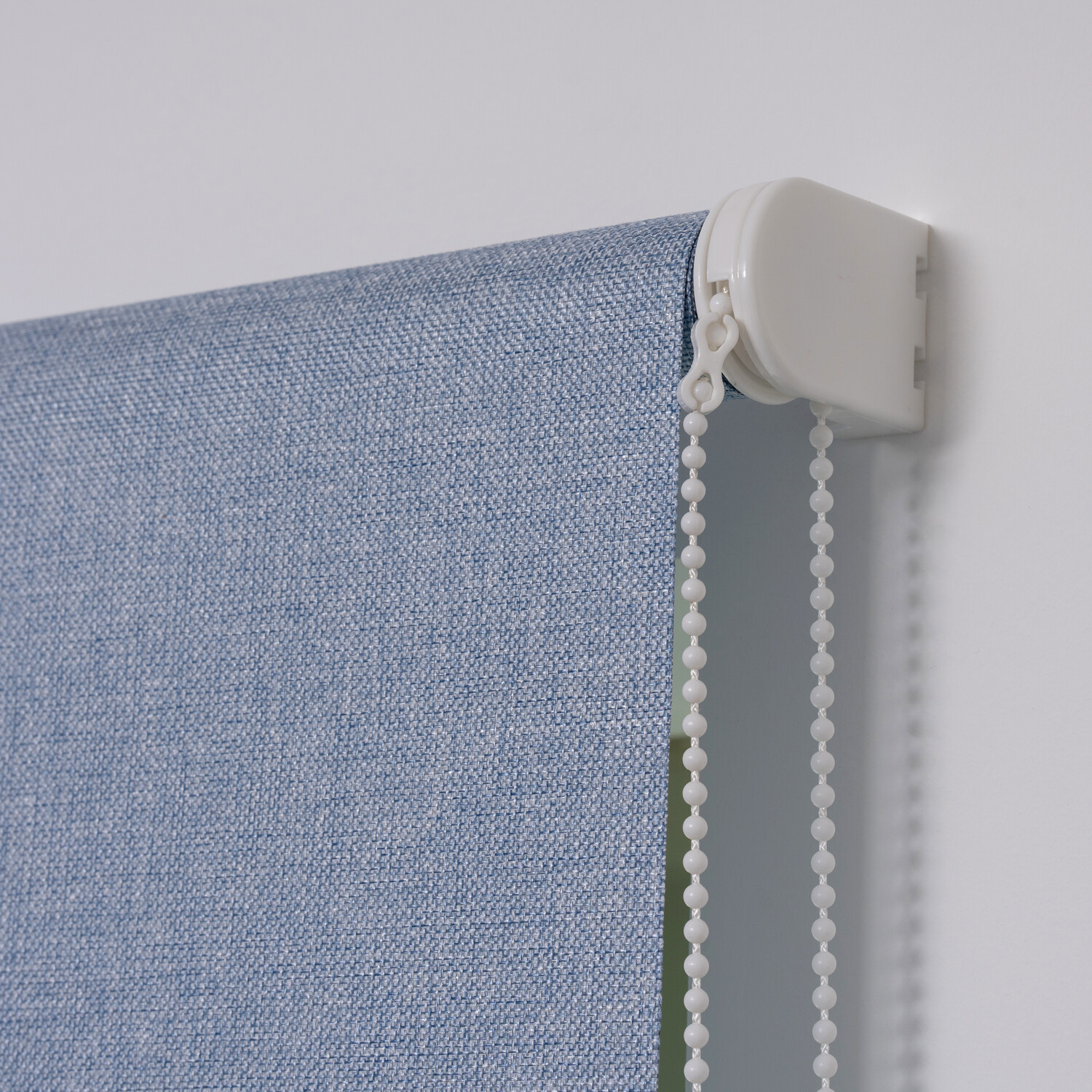 Textured Blackout Blinds - Denim Blue / 60cm Image 4