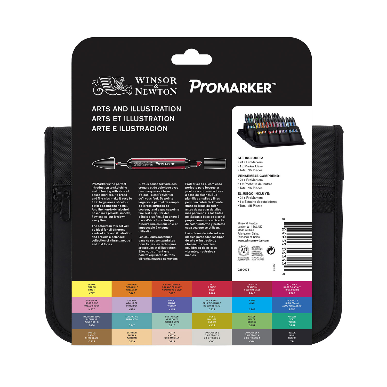 Winsor and Newton Marker Pen 25 Pack Image 2