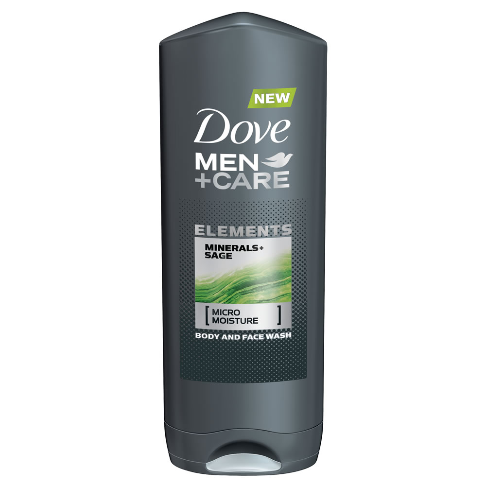 Dove For Men Shower Gel Minerals And Sage 250ml Wilko