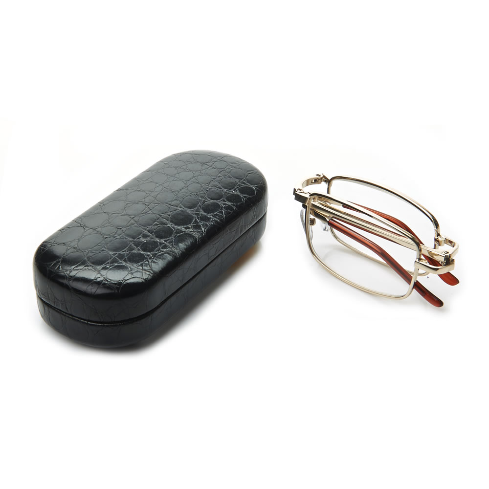 Wilko Metal Folding Reading Glasses with Case 1.5 Image 2