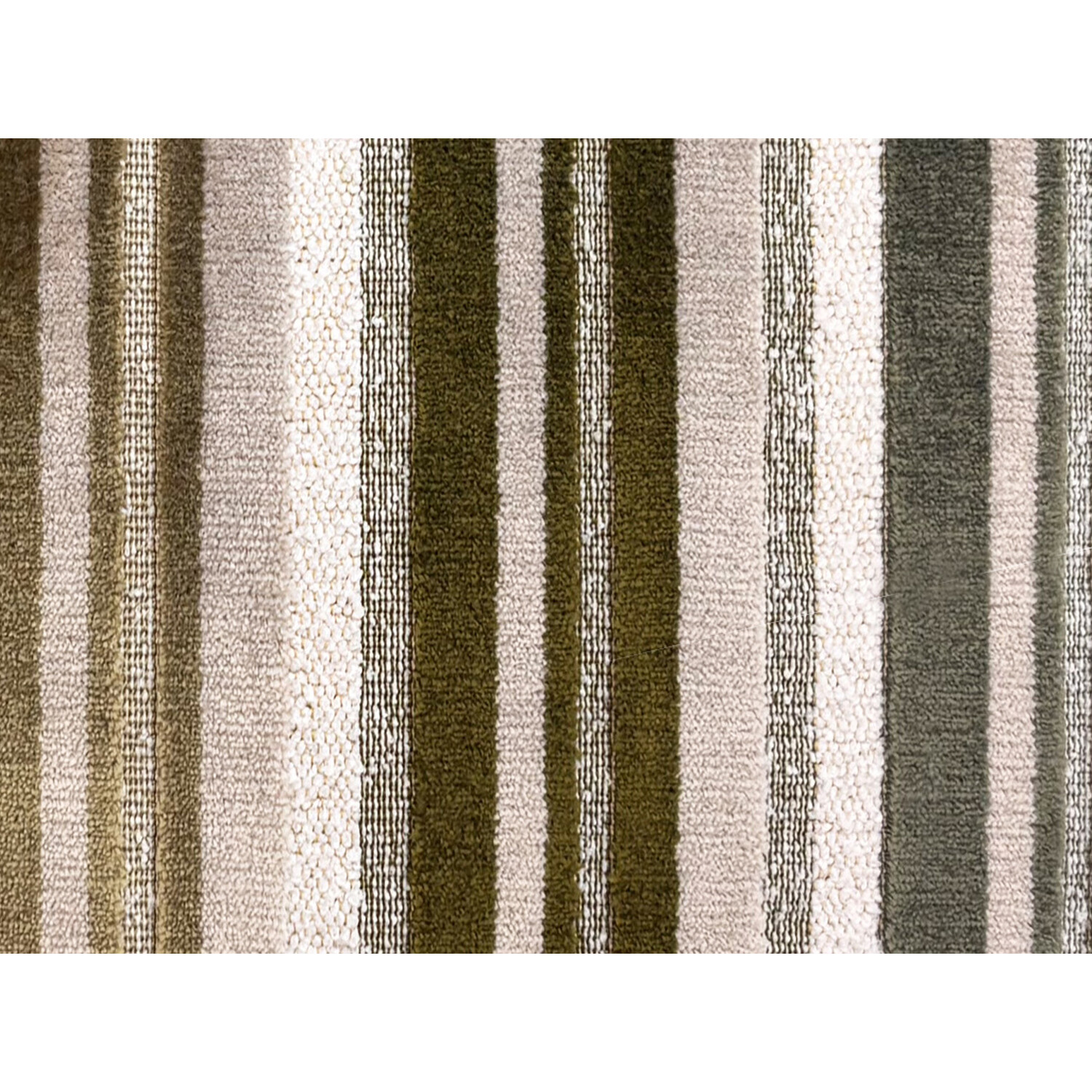 Sandringham Stripe Cushion Green Image 2