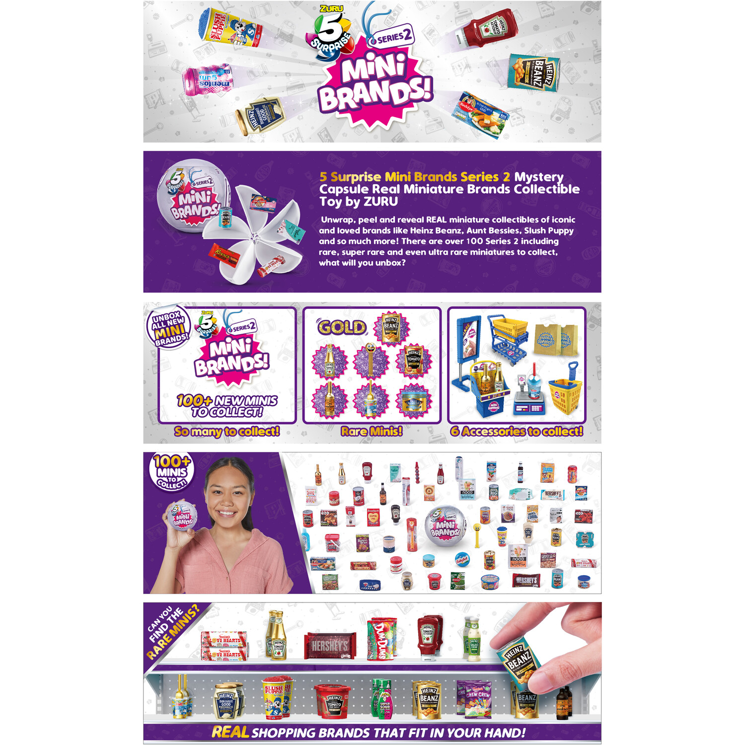 Pack of 5 Surprise Mini Brands Collectibles Image 6