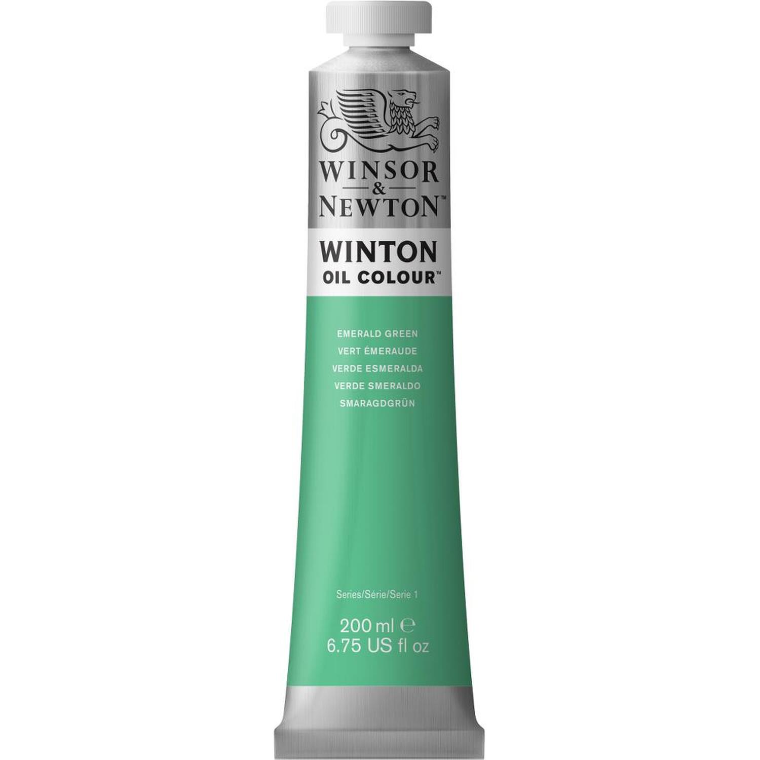 Winsor and Newton 200ml Winton Oil Colours - Emerald Green Image