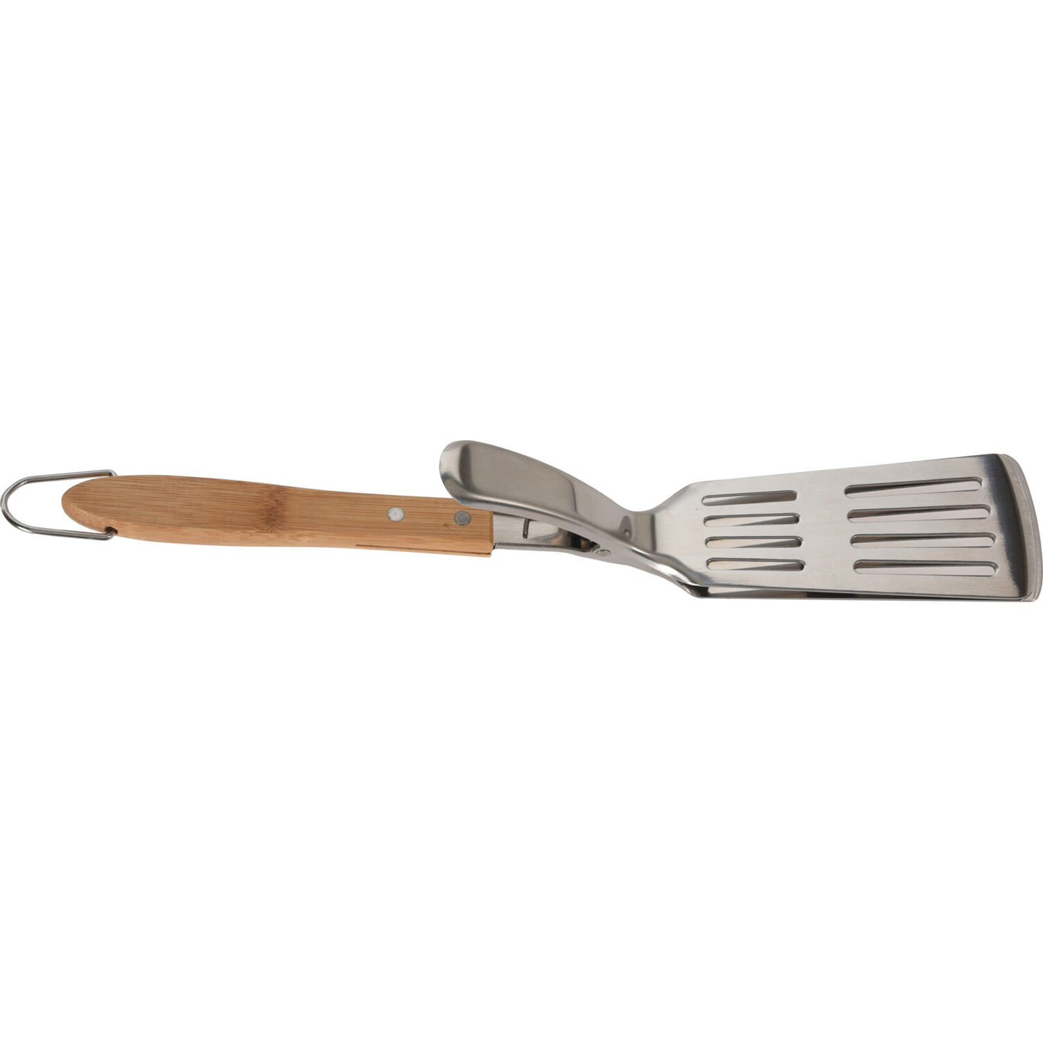 BBQ Turner With Clamp - Silver Image