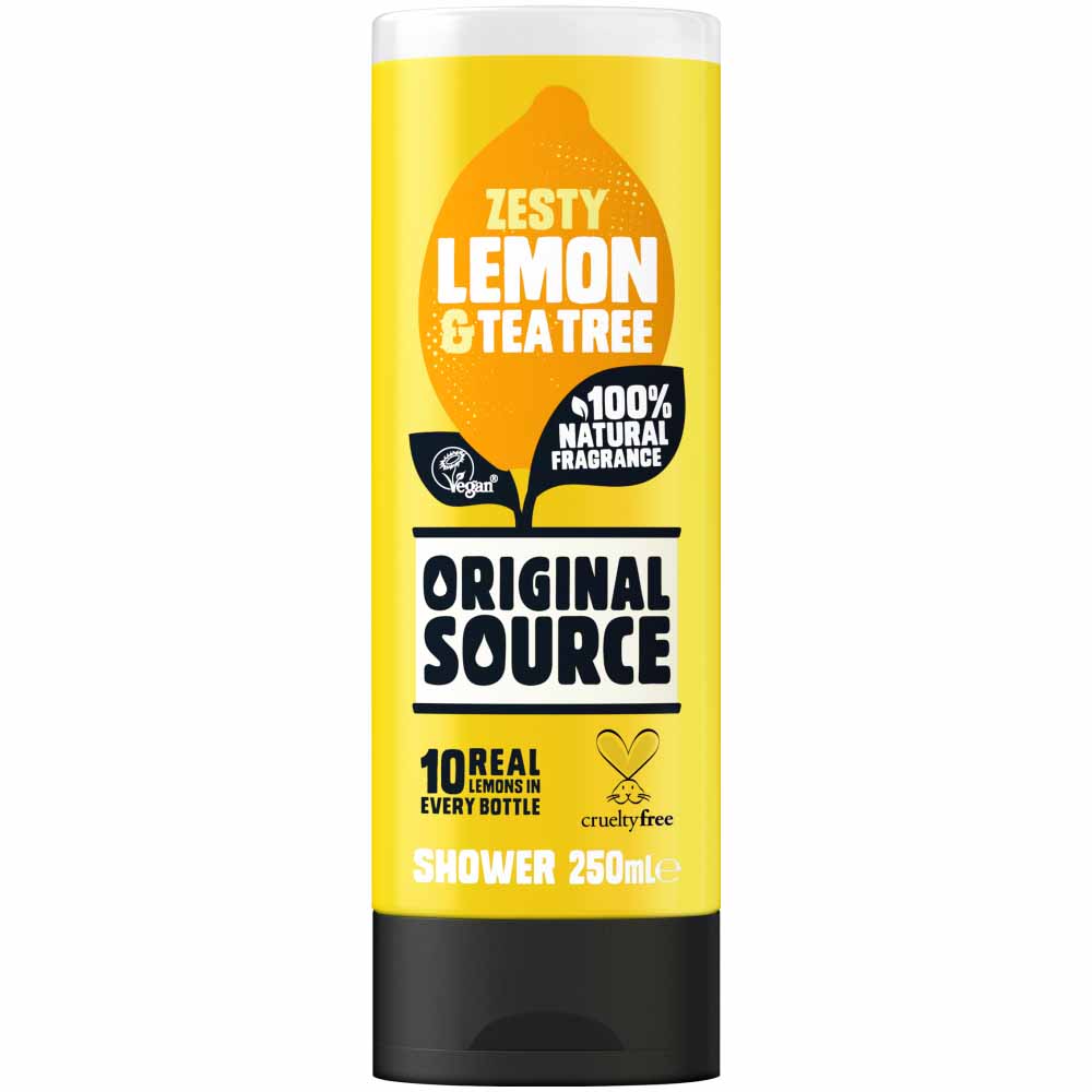 Original Source Lemon and Tea Tree Shower Gel 250ml Image 2