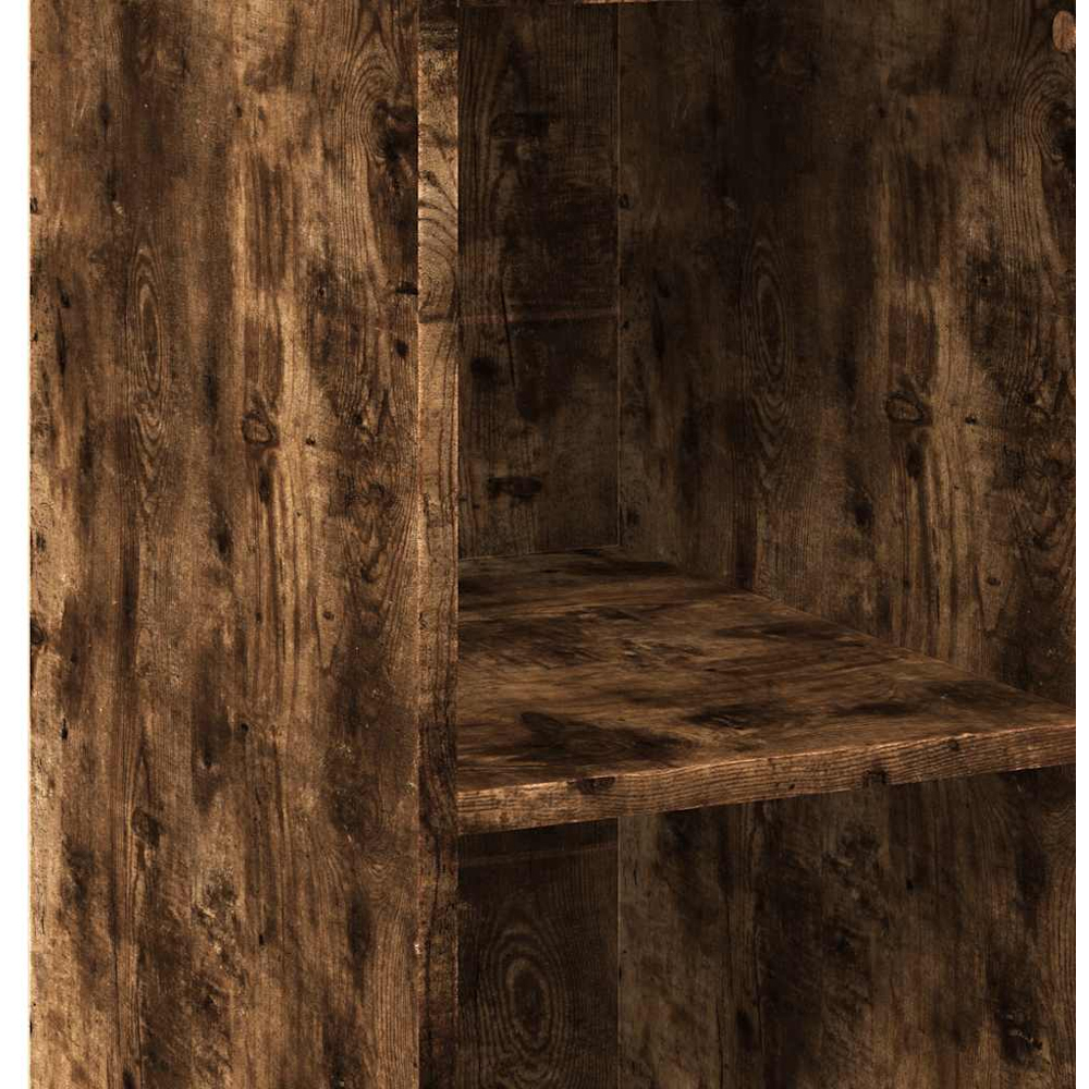 vidaXL 4 Shelf Smoked Oak Highboard Image 7