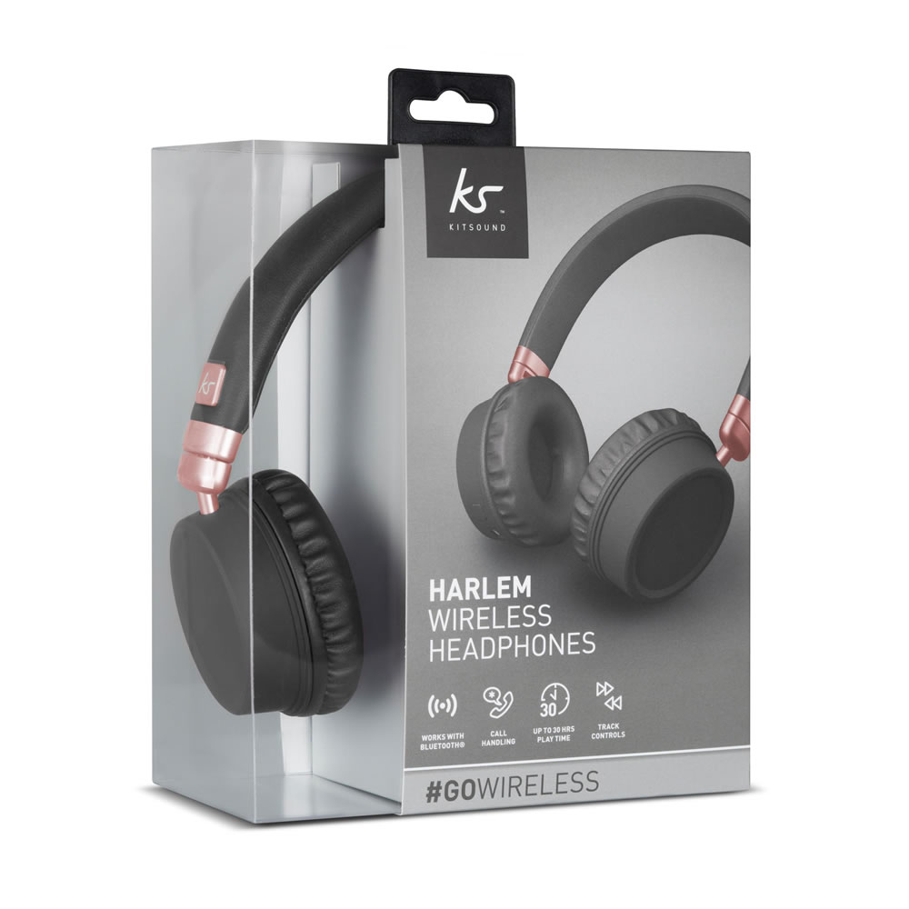 KitSound Harlem Wireless Headphones Image 1