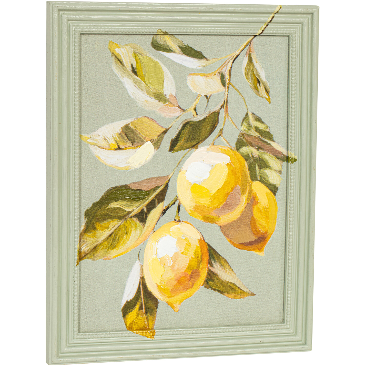 Mediterranean Fruit Painted Framed Art Image 4