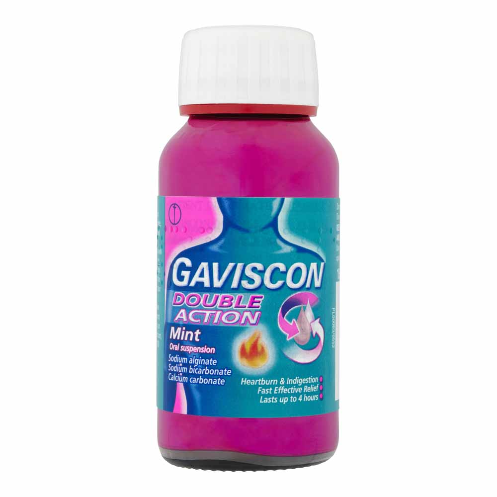 Gaviscon Double Action Heartburn and Indigestion  Liquid 150ml  - wilko