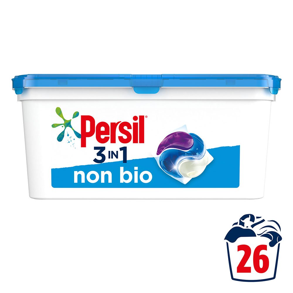 Persil Non-Bio 3 in 1 Laundry Washing Capsules 26W Image 2