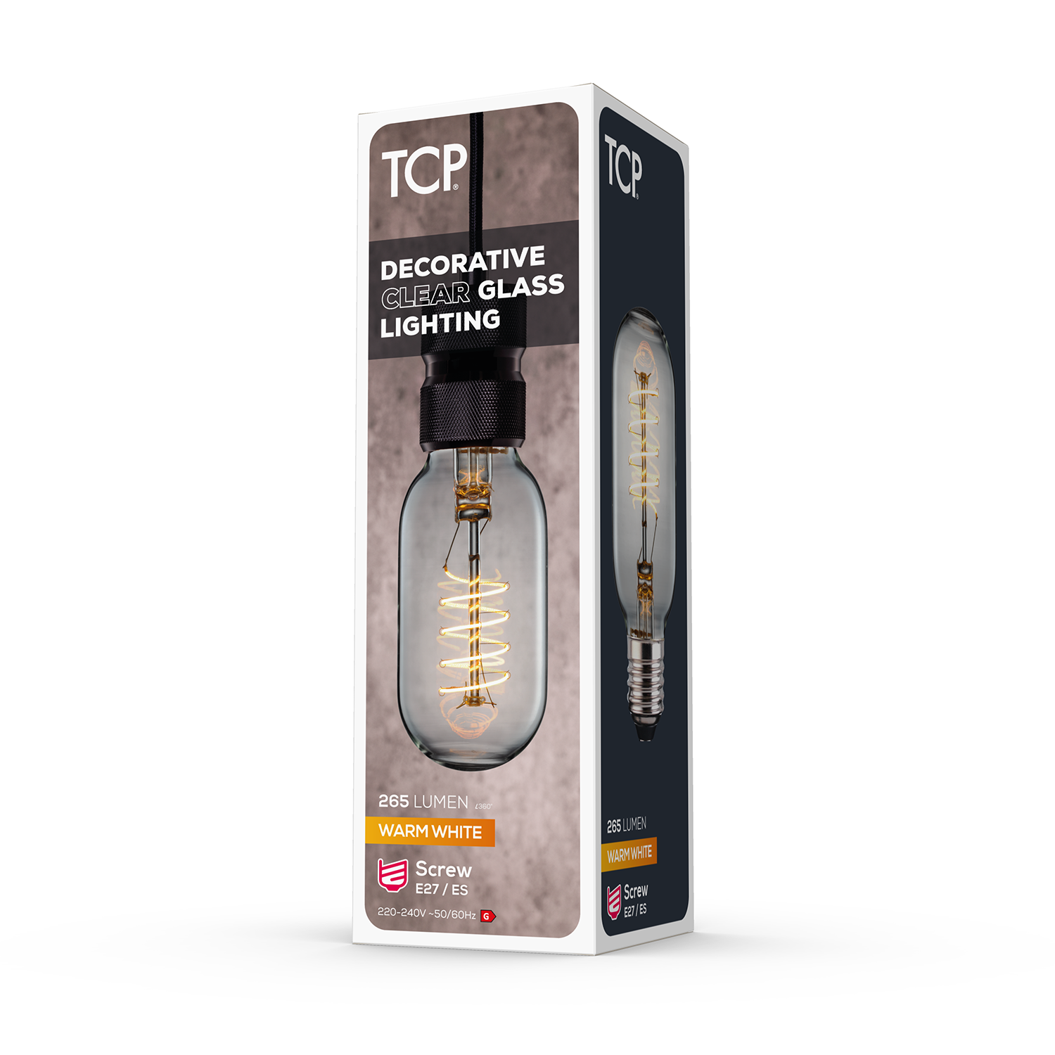 4w Decorative Twist Filament 265L Clear E27 Bulb Warm White Image 3