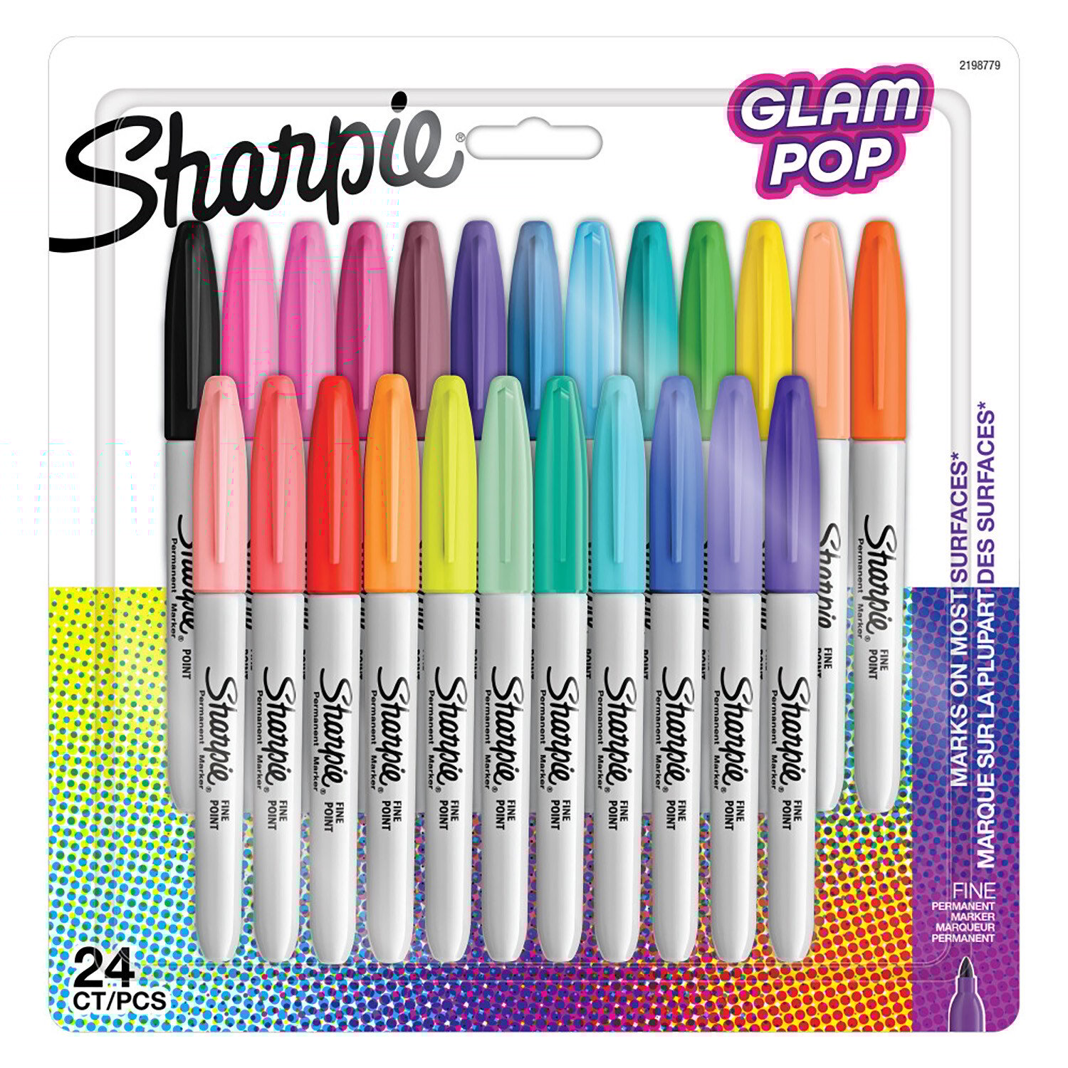 Pack of 24 Sharie Glampop Permanent Markers Image 1