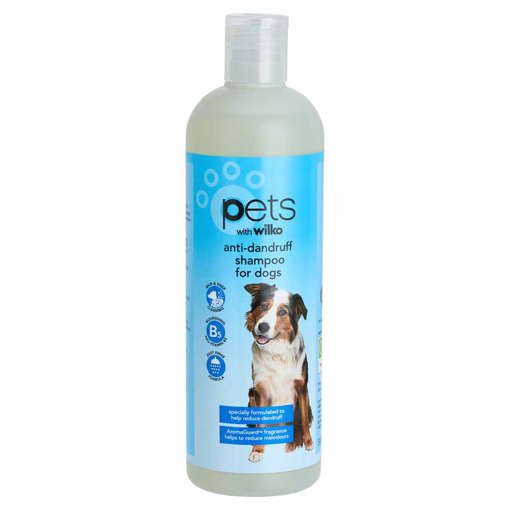 Wilko Pets Anti-Dandruff Shampoo for Dogs 500ml Image 1