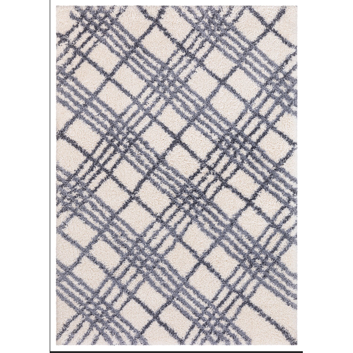 Astrid Hatch Rug - Grey / 100cm Image