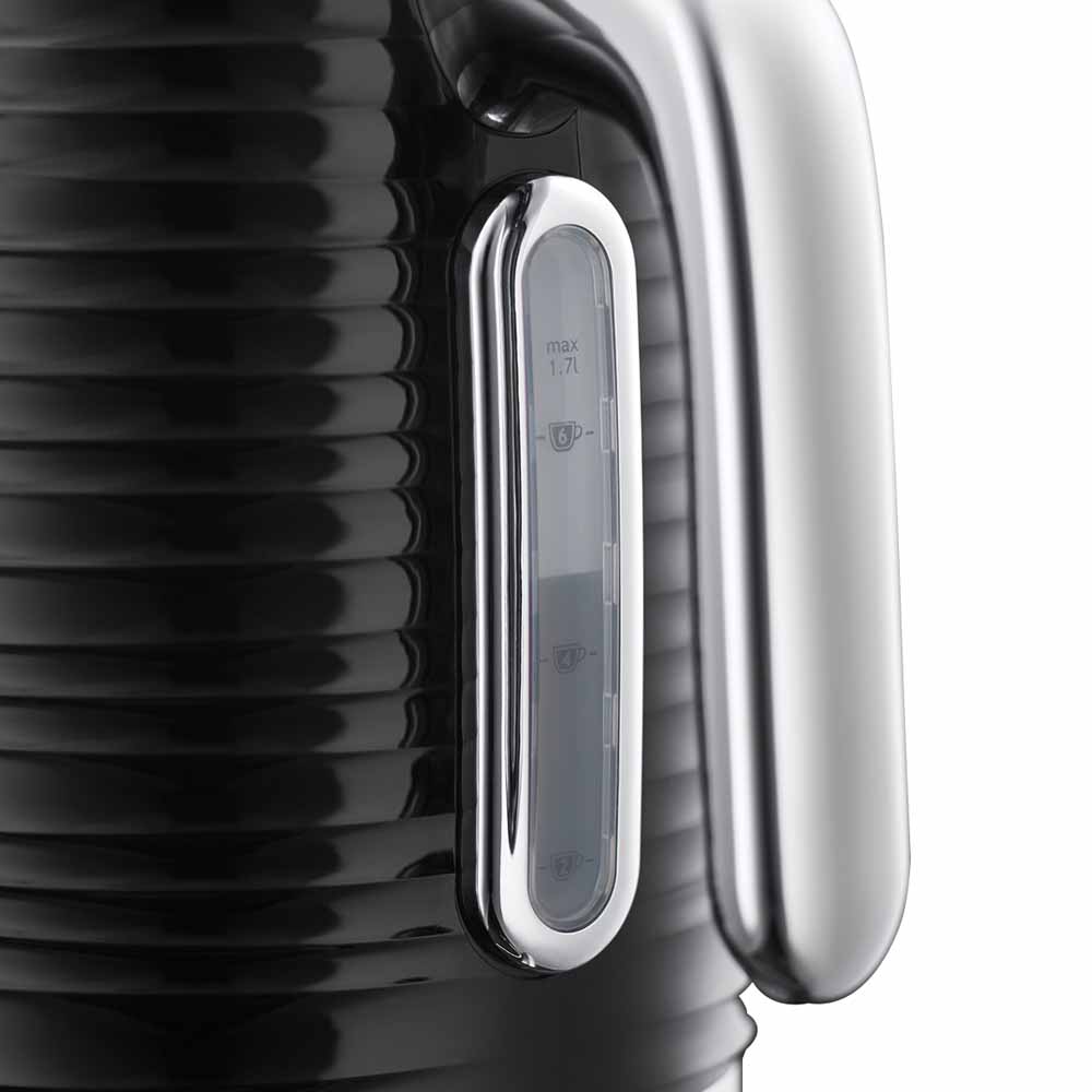 Russel Hobbs Black Inspire Kettle 1.7L Wilko