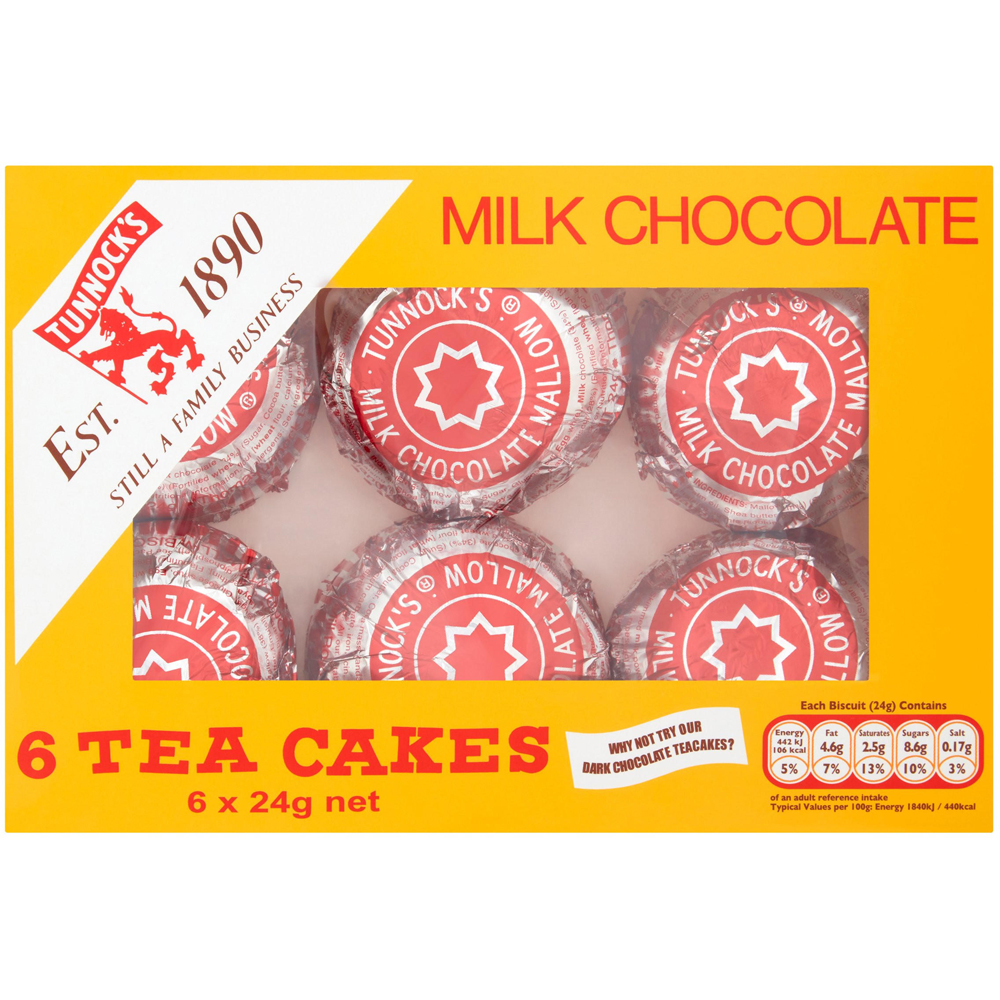 Tunnock's Milk Chocolate Teacakes 6 Pack Image
