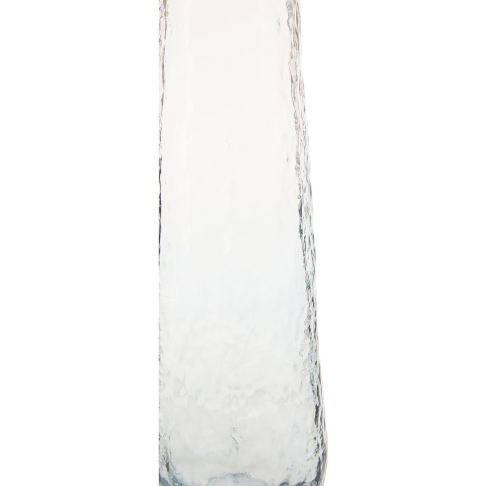 Premier Housewares Blue Brock Glass Vase Small Image 5