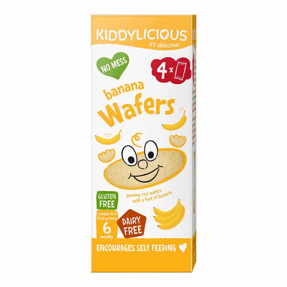 Kiddylicious Wafers Mini Banana 6 x132g Image 3