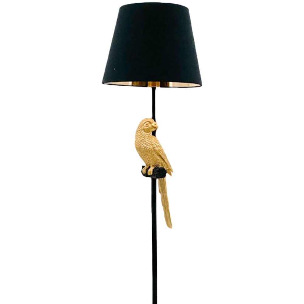 Acacia Home Black Shade Floor Lamp 38.1cm Image 3