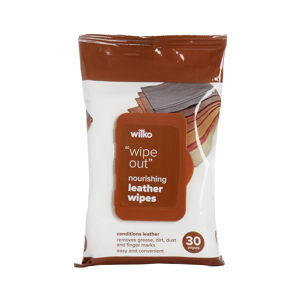 Wilko Leather Wipes 30 pack Image 1