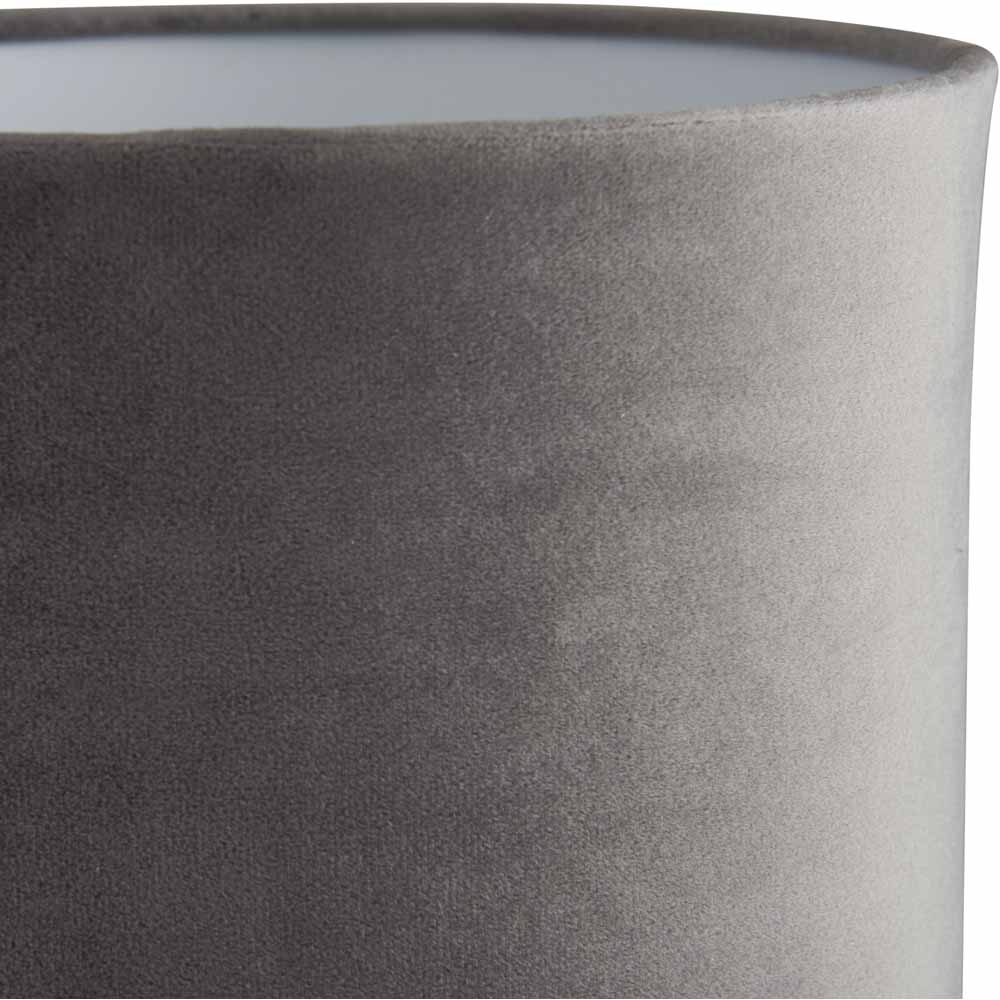 Wilko Grey Concrete Base Table Lamp Image 3