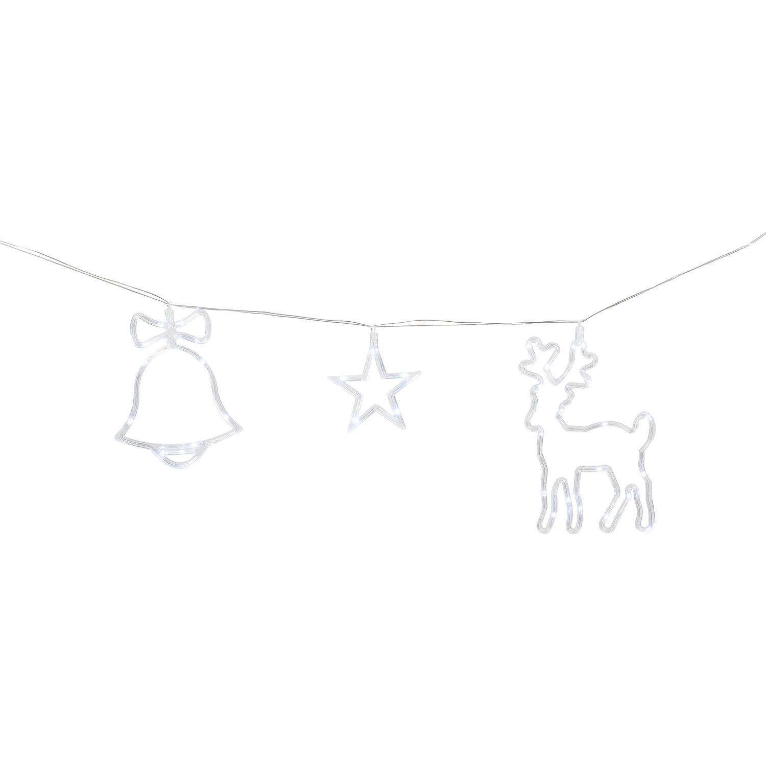 10 Christmas Icon String Light Image 3