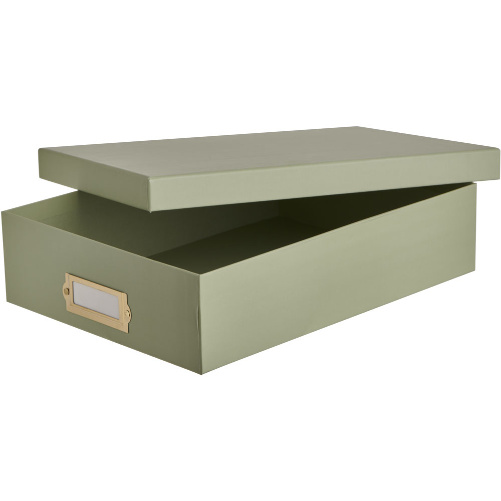 Wilko A4 Size Green Storage Box Wilko