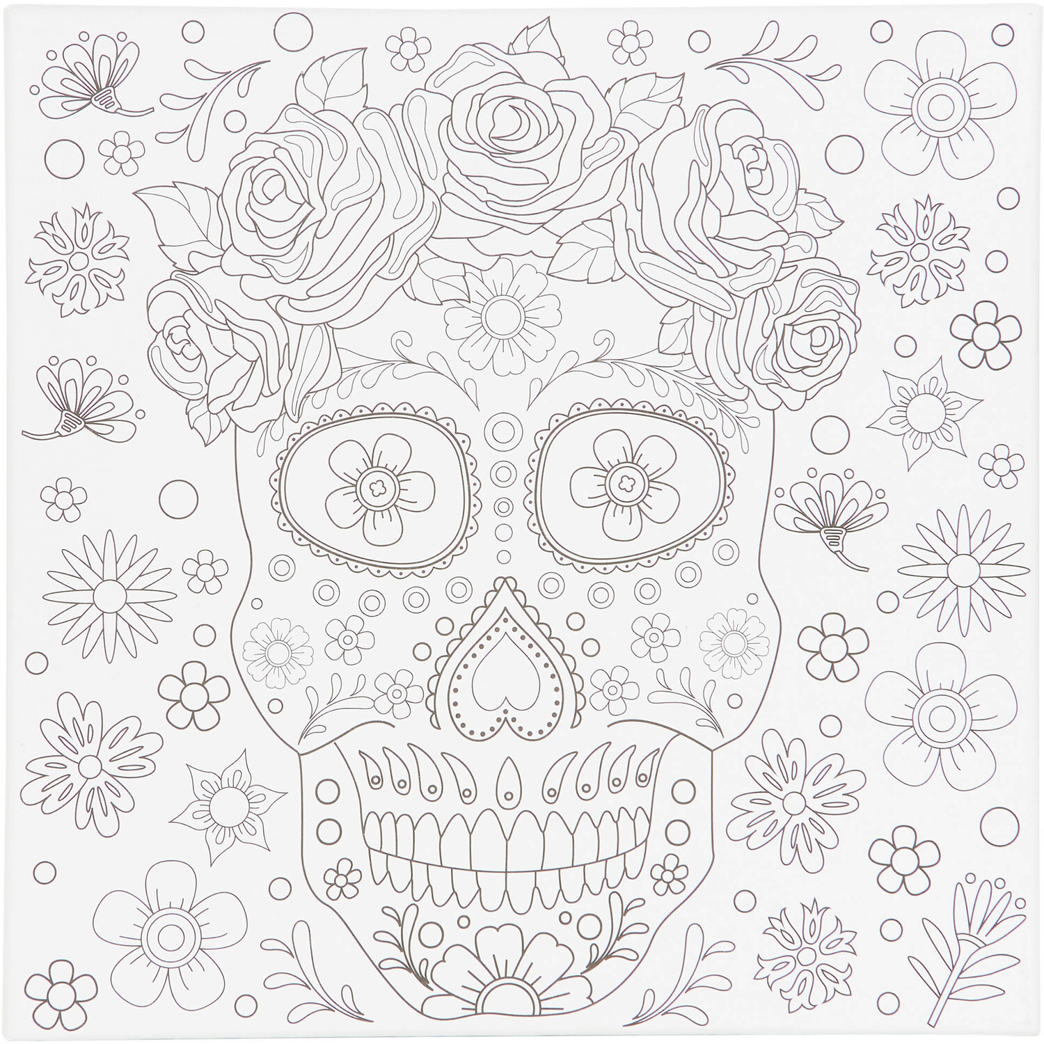 Paint Your Own Glow In the Dark Halloween Canvas Image 3