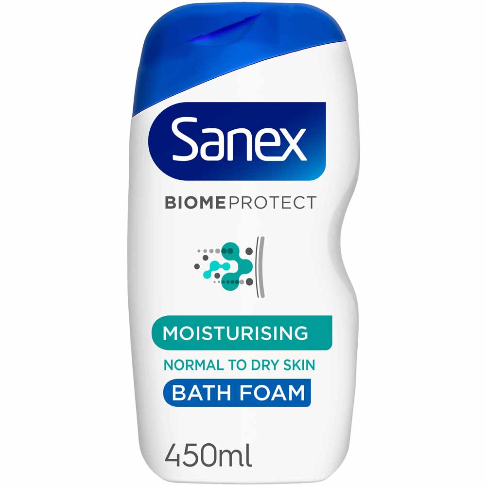 Sanex BiomeProtect Dermo Moisturising Bath Foam 450ml Image 1