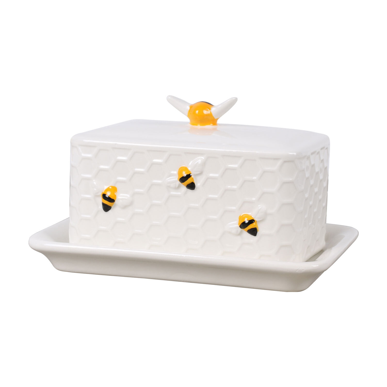 Honeycomb Butter Dish Image 2