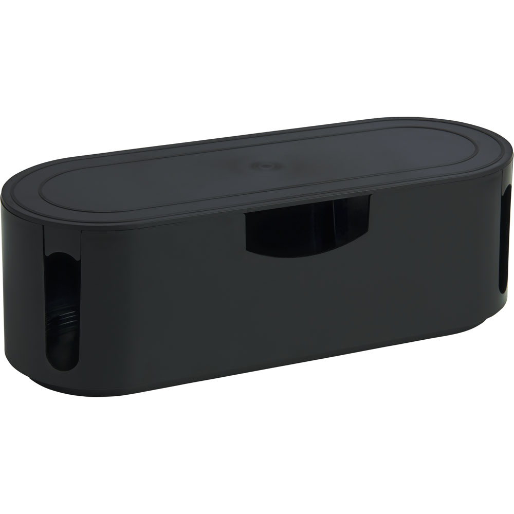 Wilko Black Small Home Cable Tidy Unit   Image 2