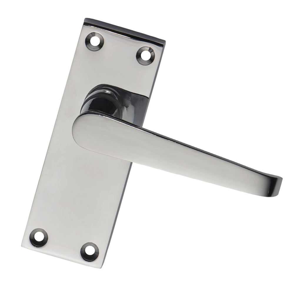 Wilko 3 pack Chrome Finish Victorian Door Handles Wilko