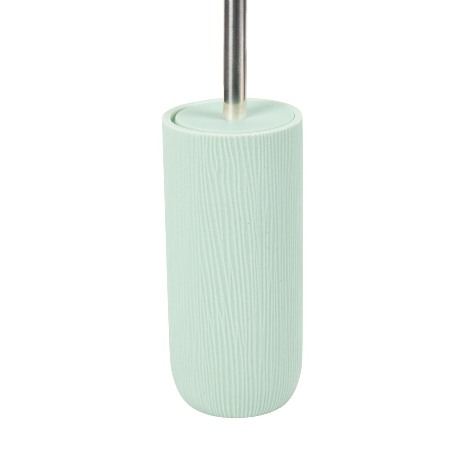 Ribbed Wave Toilet Brush Holder Sage Green Image 2